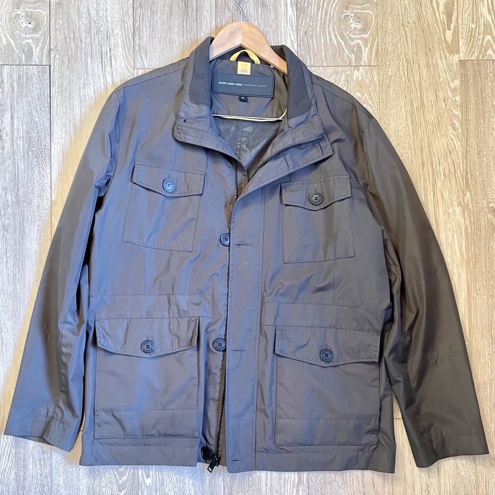 Marc New York Olive green water resistant jacket
